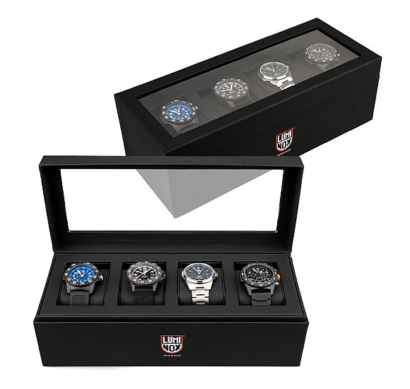 Etui na zegarki Kolekcjonerskie Pudełko Luminox na 4 Zegarki JACL072