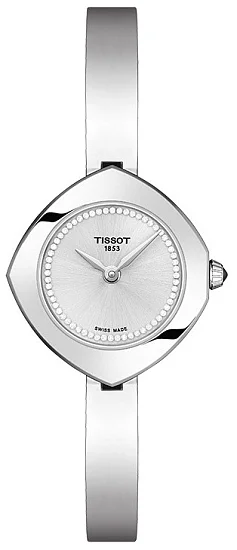 Tissot Femini-T Steel Bracelet Silver Dial Diamonds T1131091103600