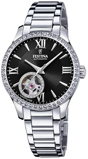 Festina Automatic Open Heart Lady Sapphire F20485/2