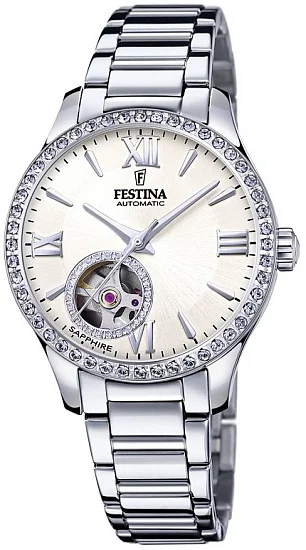Festina Automatic Open Heart Lady Sapphire F20485/1