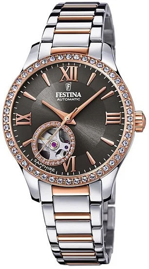 Festina Automatic Open Heart Lady Sapphire F20487/2