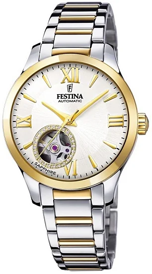 Festina Automatic Open Heart Lady Sapphire F20489/1
