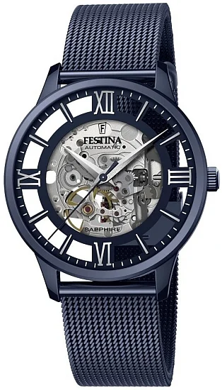 Festina Automatic Skeleton Sapphire Mesh F20574/1