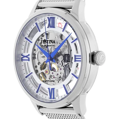 Festina Automatic Skeleton Sapphire Mesh F20534/1