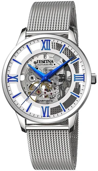 Festina Automatic Skeleton Sapphire Mesh F20534/1