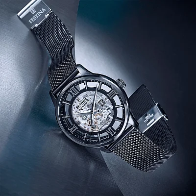 Festina Automatic Skeleton Sapphire Mesh F20535/1