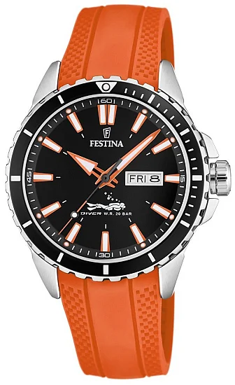 Festina Diver Day-Date Orange F20378/5