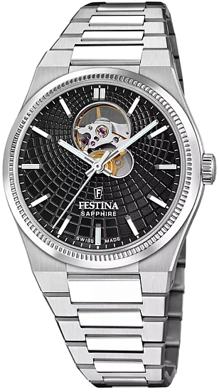 Festina Swiss Made Automatic Sapphire Open-Heart F20053/4