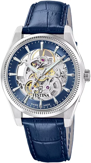Festina Swiss Made Automatic Sapphire Skeleton F20095/2