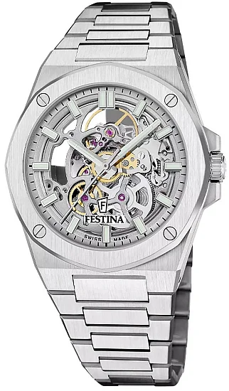 Festina Swiss Made Automatic Skeleton F22006/1