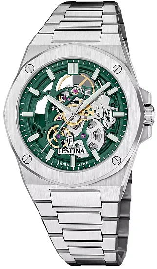 Festina Swiss Made Automatic Skeleton F22006/3