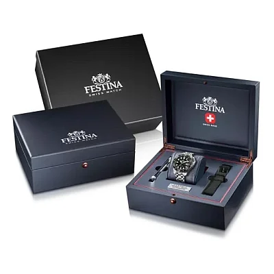 Festina Swiss Made Diver Automatic Ceramic COSC Chronometer Set F20043/6
