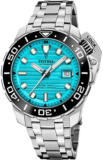 Festina Swiss Made Diver Automatic Ceramic COSC Chronometer Set F20043/5
