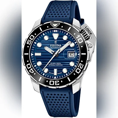 Festina Swiss Made Diver Automatic Ceramic COSC Chronometer Set F20043/2
