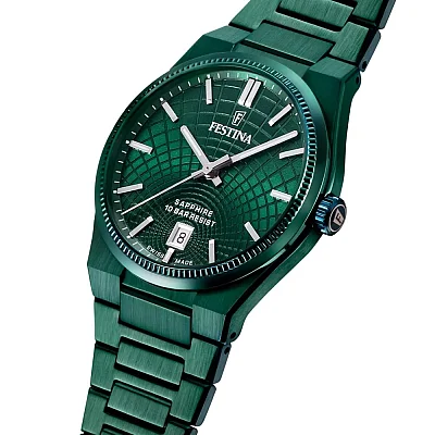 Festina Swiss Made Sapphire Rive Green F20079/1