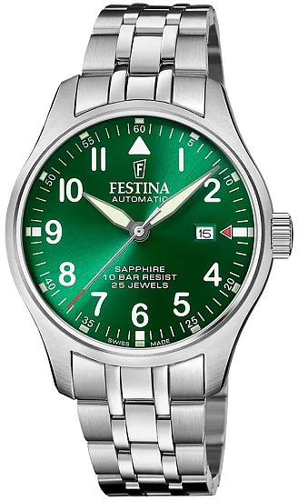 Festina Swiss Made Pilot Automatic Sapphire F20151/B