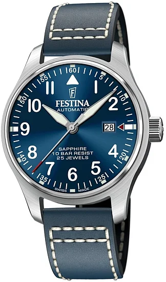 Festina Swiss Made Pilot Automatic Sapphire F20151/3