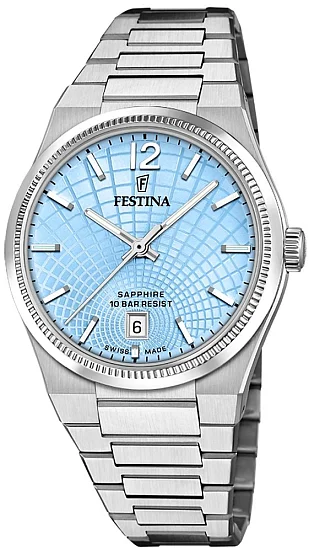 Festina Swiss Made Rive Woman Sapphire Ice Blue F20052/5