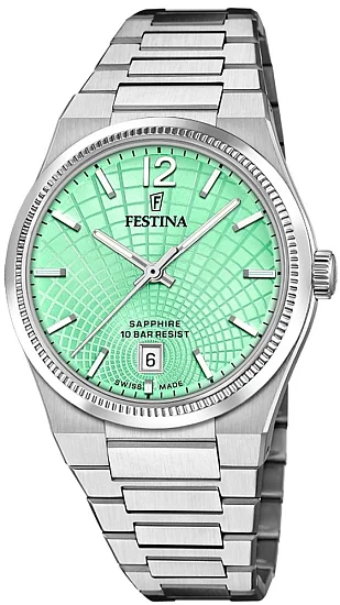 Festina Swiss Made Rive Woman Sapphire Mint F20052/4