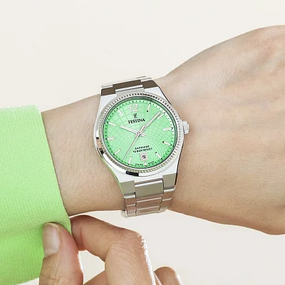 Festina Swiss Made Rive Woman Sapphire Mint F20052/4