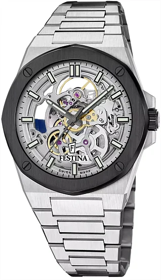 Festina Swiss Made Sapphire Skeleton F22008/1
