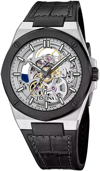 Festina Swiss Made Sapphire Skeleton F22009/1