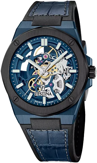 Festina Swiss Made Automatic Sapphire Skeleton F22011/1