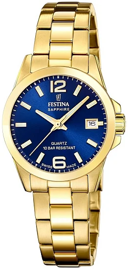 Festina Swiss Made Woman Sapphire Dark Blue Dial F20050/3