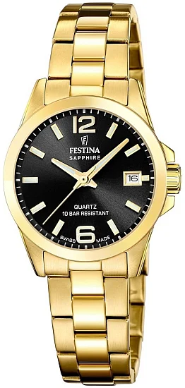 Festina Swiss Made Woman Sapphire Black Dial F20050/4