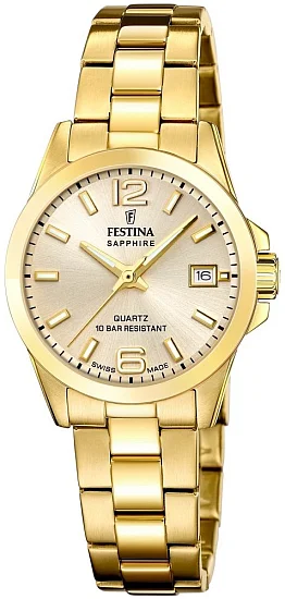 Festina Swiss Made Woman Sapphire Beige Dial F20050/2