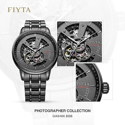 Fiyta Photographer Gent Automatic Skeleton GA8486.BBB