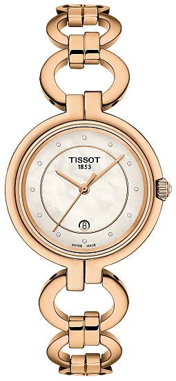 Tissot Flamingo II Diamonds Rose Gold PVD T0942103311601