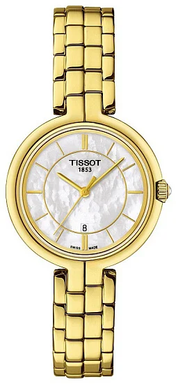 Tissot Flamingo II Yellow Gold PVD T0942103311100