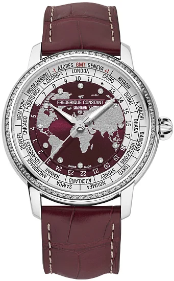 Frederique Constant Classic Worldtimer Manufacture FC-719BRGD3DH6