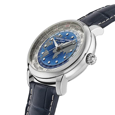 Frederique Constant Classic Worldtimer Manufacture FC-719BLW3H6
