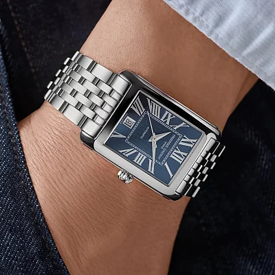 Frederique Constant Classics Carree Automatic Dark Blue FC-303RN4C6B