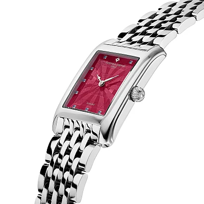 Frederique Constant Classics Carree Unisex Medium Quartz Special Edition Designed By Felipao FC-200PI2C6B