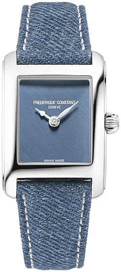 Frederique Constant Classics Carree Ladies Small Quartz Denim FC-200LB1C6
