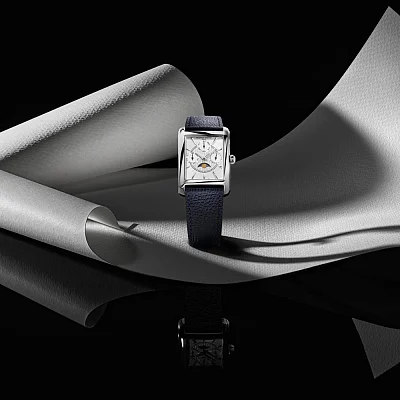 Frederique Constant Classics Carree Moonphase Quartz Perpetual Calendar FC-265S4C6