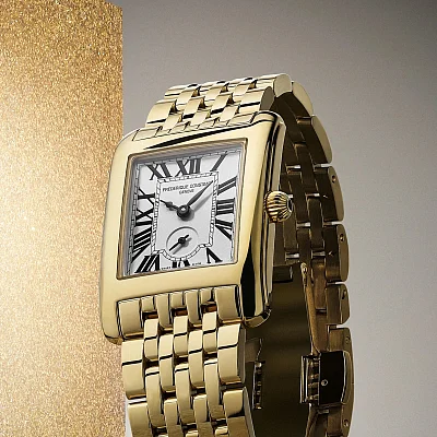 Frederique Constant Classics Carree Quartz Small Second FC-235S2C5B