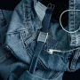 Zdjęcie 6 Frederique Constant Classics Carree Unisex Medium Quartz Denim FC-200LB2C6