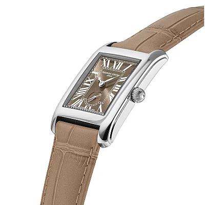 Frederique Constant Classics Carree Unisex Medium Quartz Small Second FC-235BR2C6