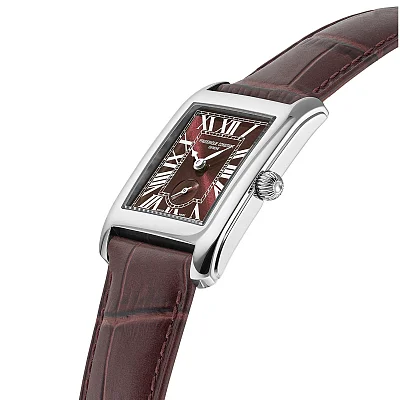 Frederique Constant Classics Carree Unisex Medium Quartz Small Second FC-235BRG2C6