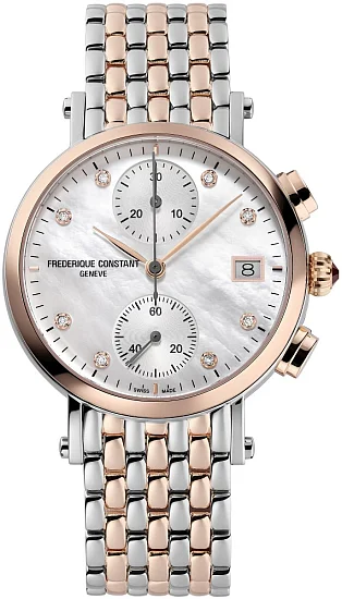 Frederique Constant Classics Chronograph Ladies Diamonds FC-291MPWD2R2B
