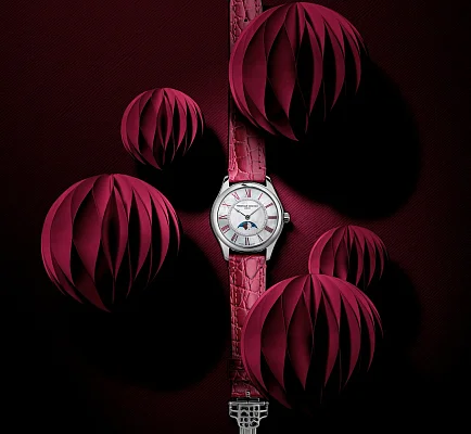 Frederique Constant Classics Elegance Ladies Automatic Moonphase FC-331MPWRD3B6