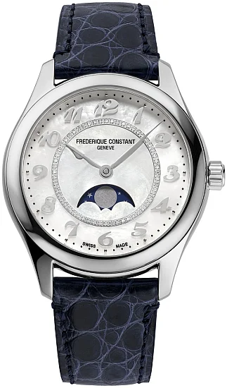 Frederique Constant Classics Elegance Ladies Automatic Moonphase Diamonds FC-331MPWD3B6