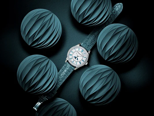 Frederique Constant Classics Elegance Ladies Automatic Moonphase Diamonds FC-331MPWTD3BD6