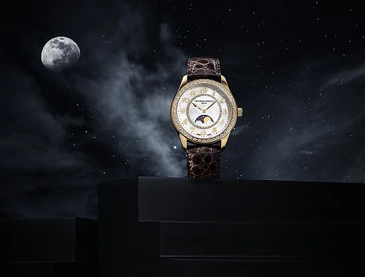 Frederique Constant Classics Elegance Ladies Automatic Moonphase Diamonds FC-331MPWD3BD5