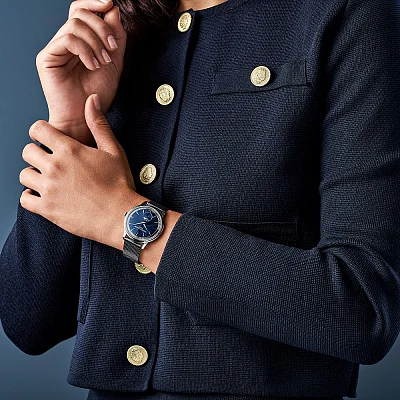 Frederique Constant Classics Moneta Moonphase Quartz Mesh FC-206N3S6B