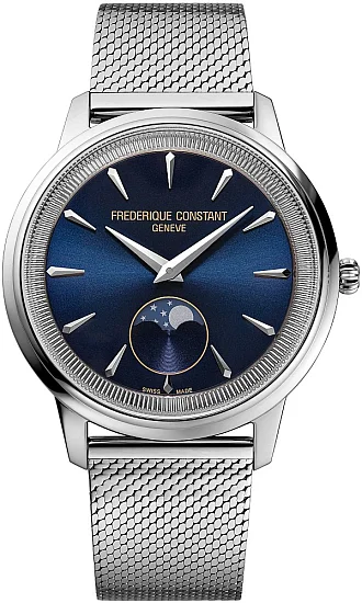 Frederique Constant Classics Moneta Moonphase Quartz Mesh FC-206N3S6B